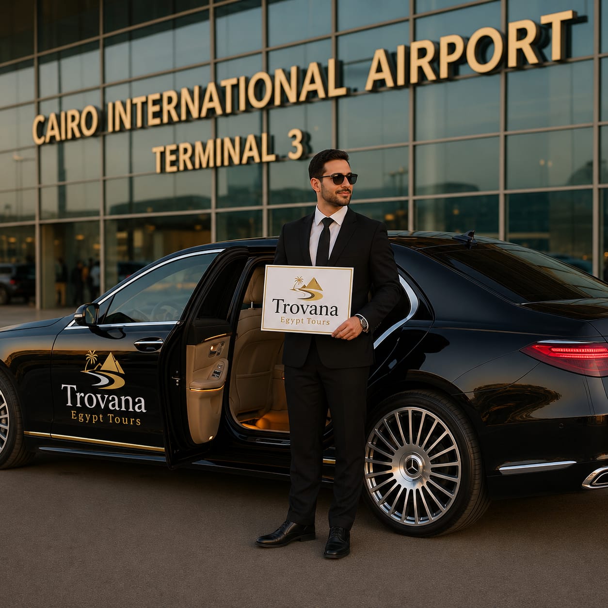 Cairo & Giza Private Transfer to Cairo Airport – Modern & Comfortable Car